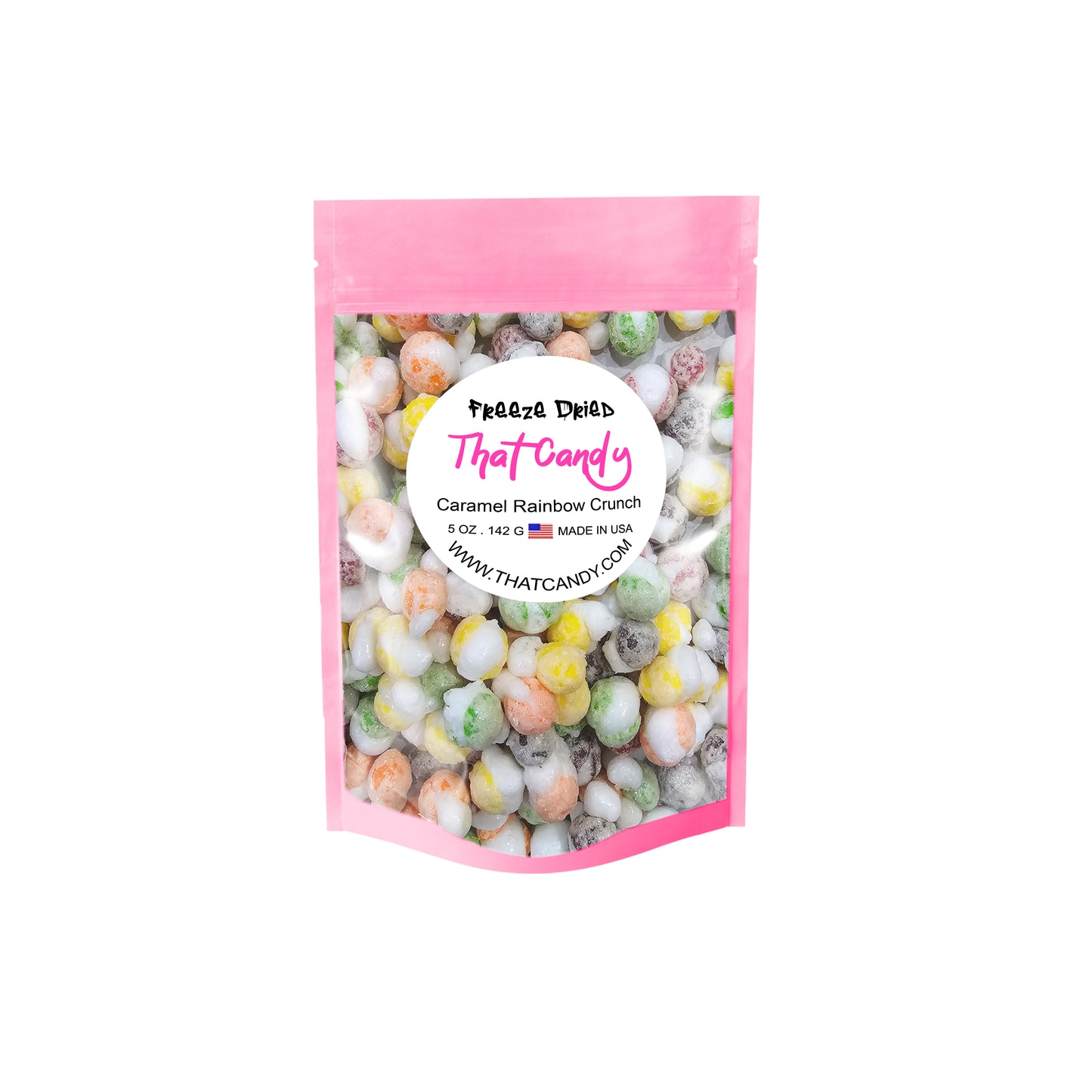 Caramel Rainbow Crunch Freeze Dried Candy