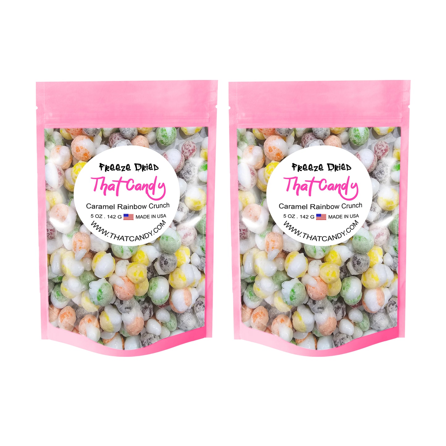 Caramel Rainbow Crunch Freeze Dried Candy
