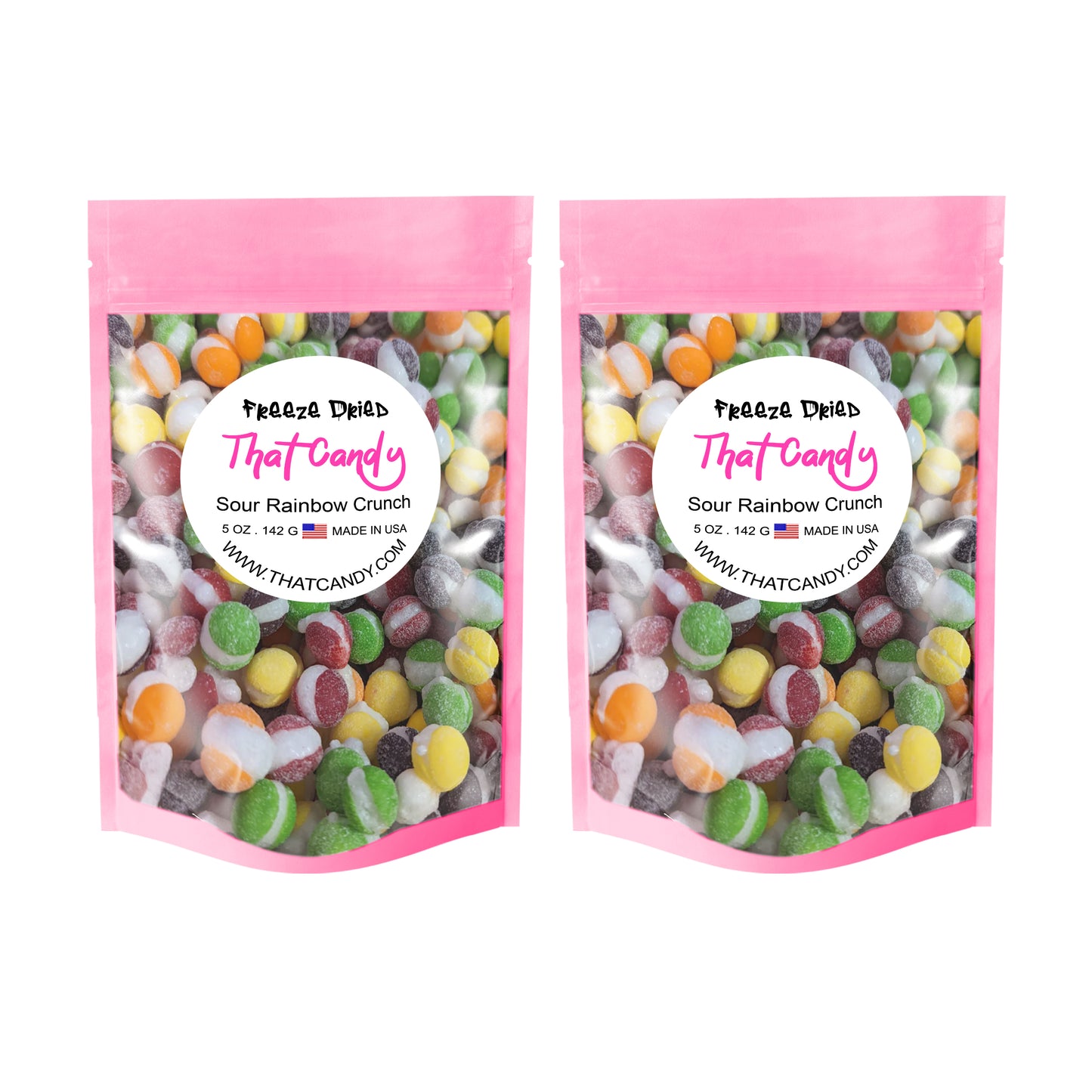 That Candy Sour Rainbow Crunch Freeze Dried Candy