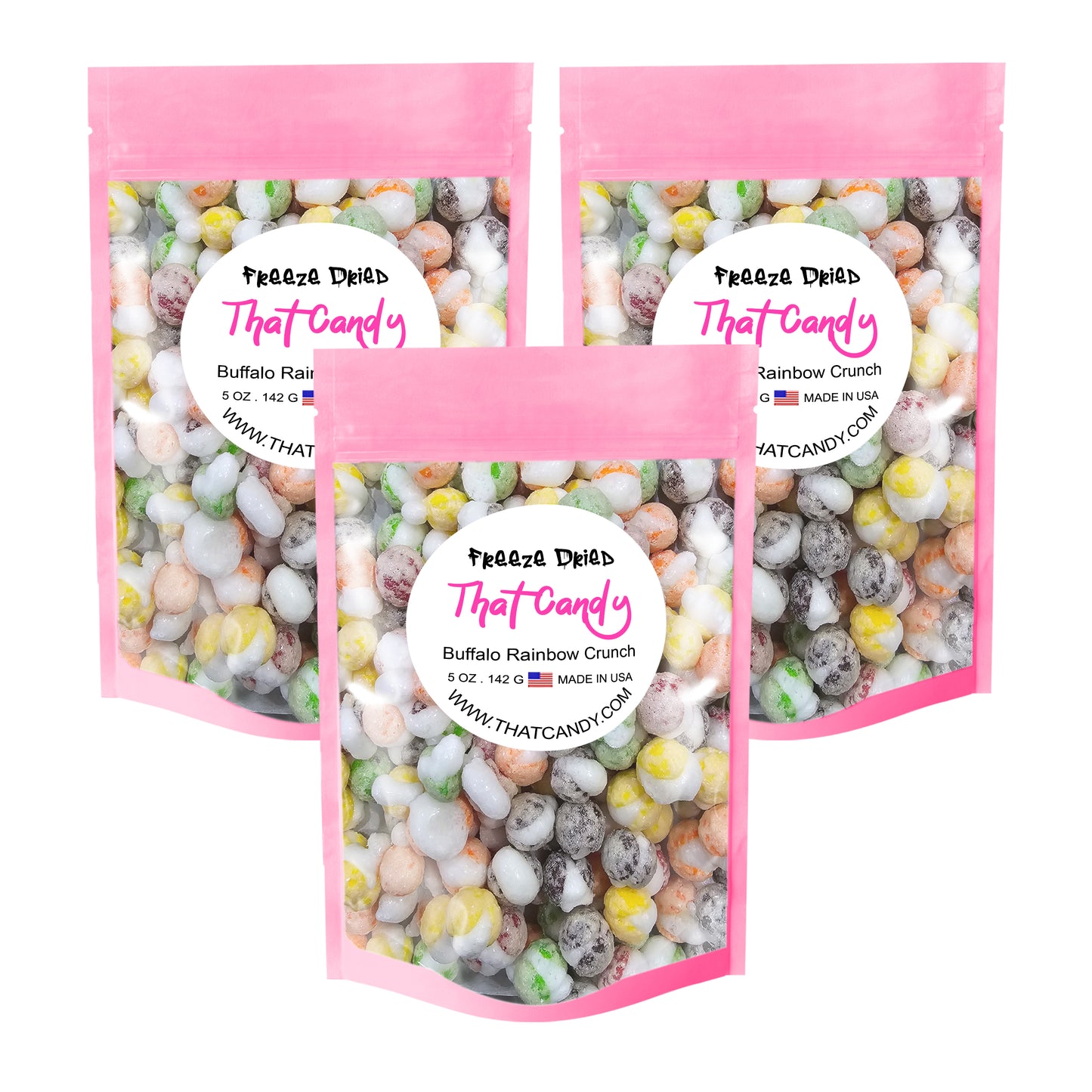 Buffalo Rainbow Crunch Freeze Dried Candy