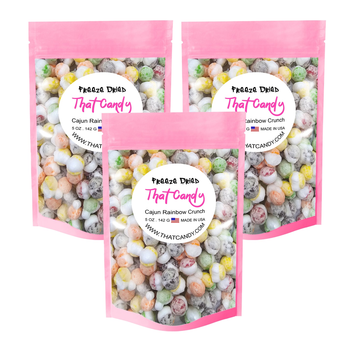 Cajun Rainbow Crunch Freeze Dried Candy
