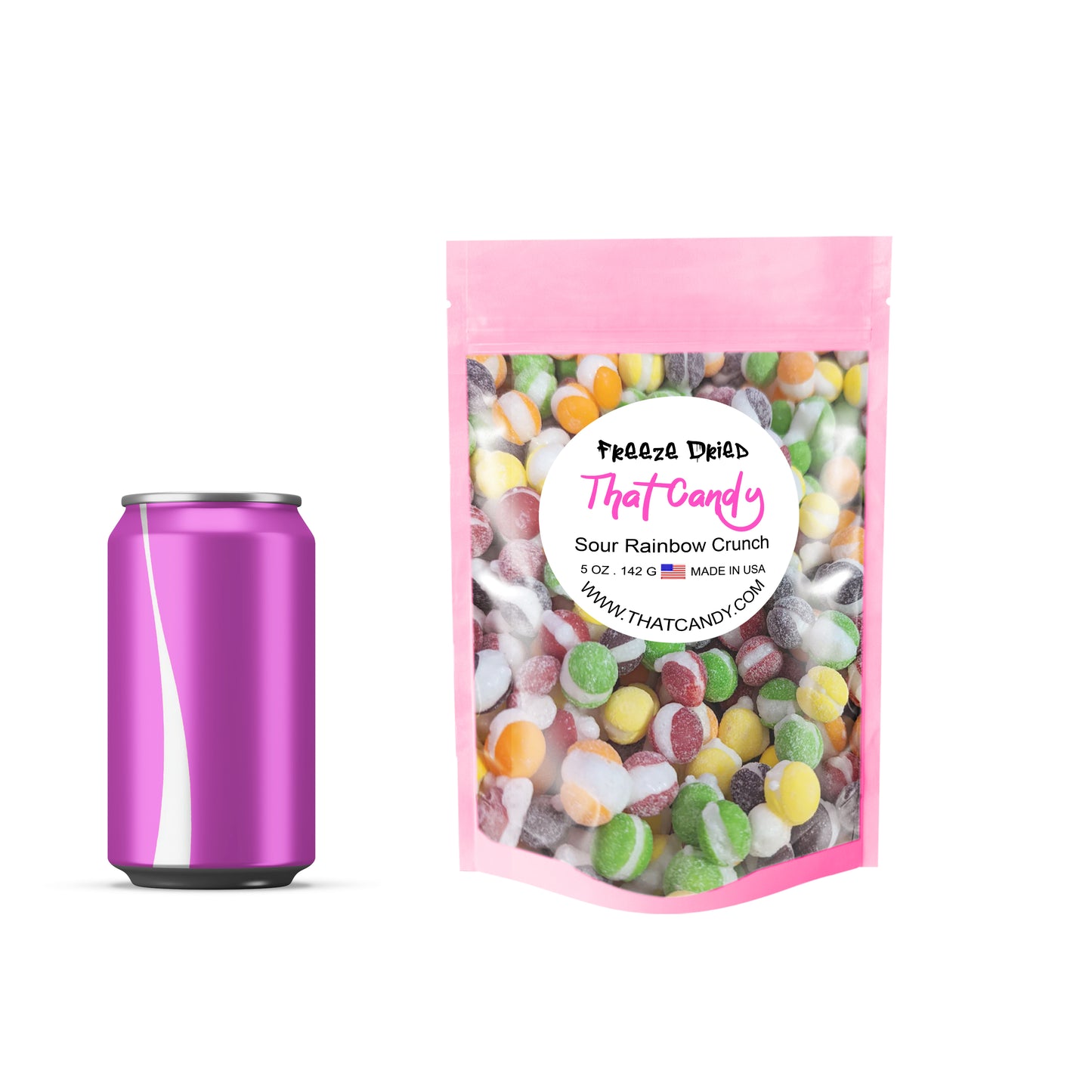 That Candy Sour Rainbow Crunch Freeze Dried Candy